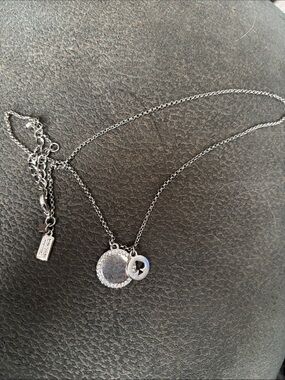 Kate Spade: Spot the Spade Pave Charm Pendant Necklace.